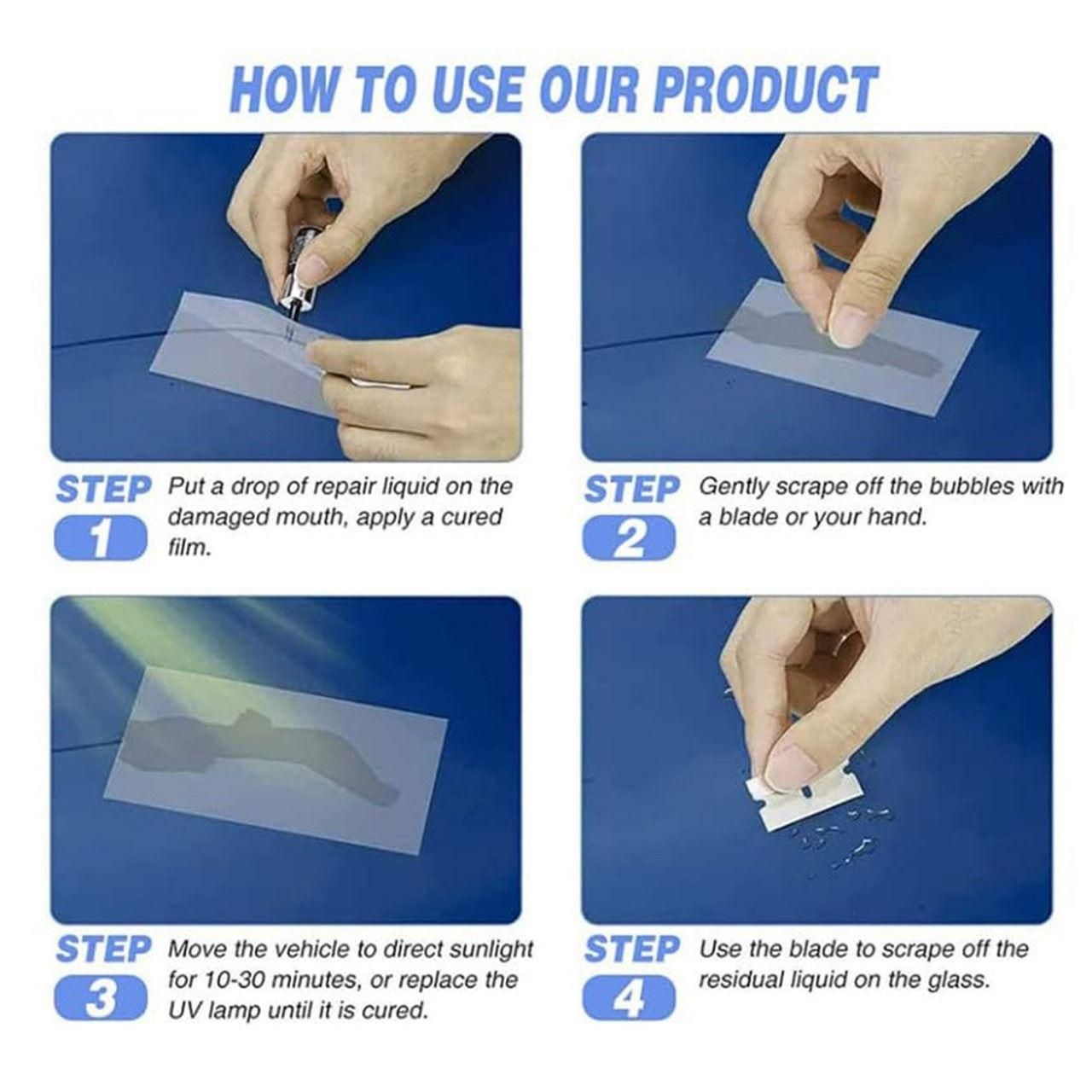 Glass Repair Kit Pack of 1
